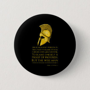 Marcus Aurelius Stoïcijns Filosofie Quote - Roman Ronde Button 5,7 Cm