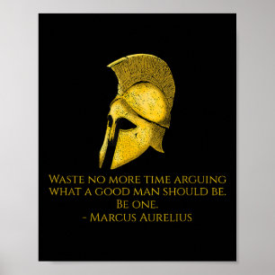 Marcus Aurelius - Stoïcijnse filosofie citaat over Poster