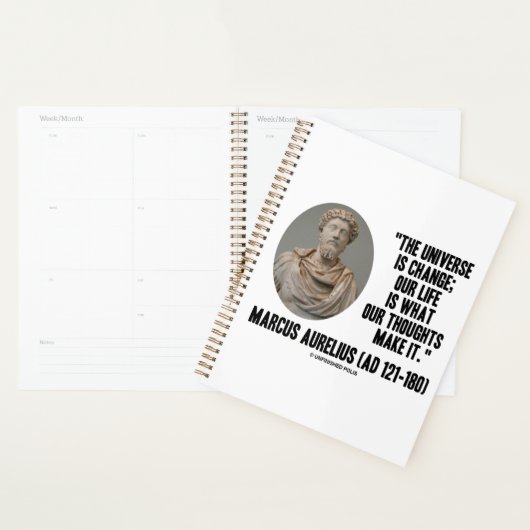 Marcus Aurelius Universum Life Thoughts Qte Planner (Display)