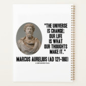 Marcus Aurelius Universum Life Thoughts Qte Planner (Achterkant)