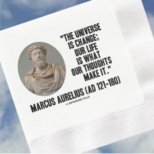 Marcus Aurelius Universum Verandering Leven Gedach Servet