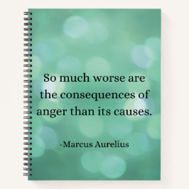 Marcus Aurelius: Verover woede en vind innerlijke  Notitieboek