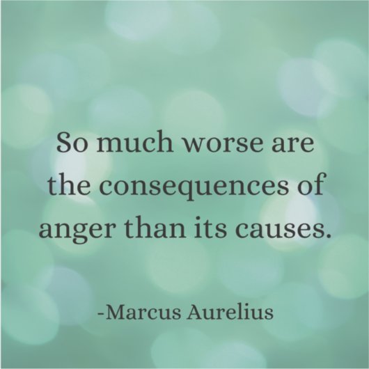 Marcus Aurelius: Verover woede en vind innerlijke Sticker (Voorkant)