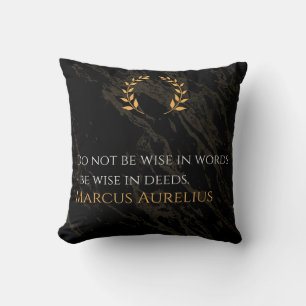 Marcus Aurelius' wijsheid: daden spreken luider da Kussen