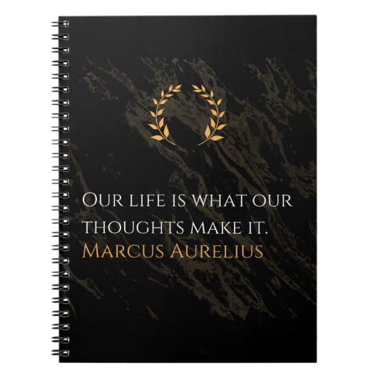 Marcus Aurelius's Waarheid: Het leven vormgeven Notitieboek (Voorkant)