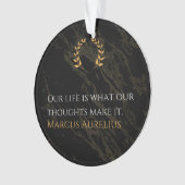 Marcus Aurelius's Waarheid: Het leven vormgeven Ornament (voorkant)