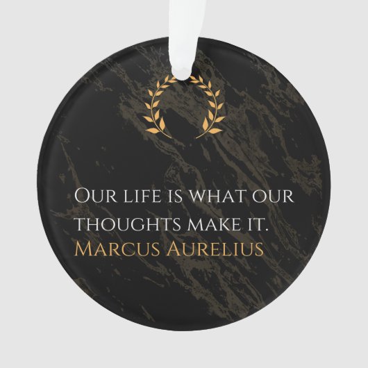 Marcus Aurelius's Waarheid: Het leven vormgeven Ornament (voorkant)