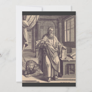 Marcus de Evangelist Feestdagenkaart