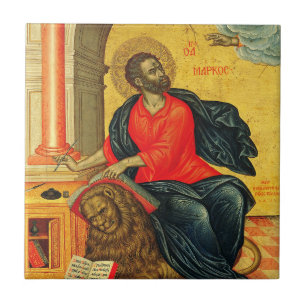 Marcus de Evangelist orthodoxe icoon Tegeltje