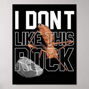 Marcus De Worm Ik Hou Niet Van Deze Rots Grappige  Poster