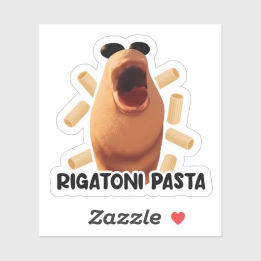 Marcus de Worm - Rigatoni Pasta Sticker (Vel)