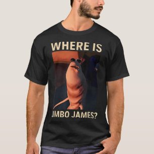 Marcus De Worm Waar Is Jimbo James Grappige Meme T-shirt