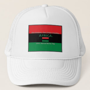 Marcus Garvey African Colors Flag Trucker Hat Trucker Pet