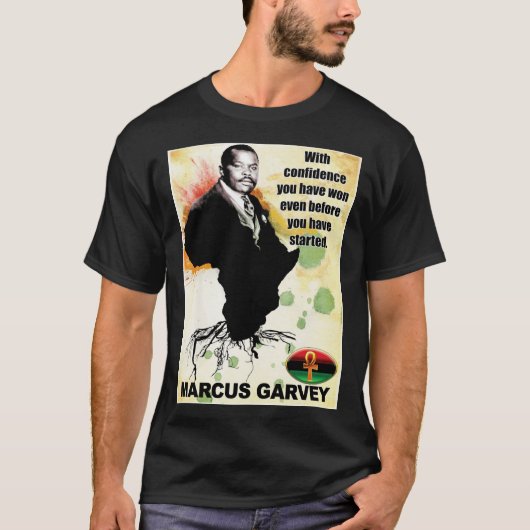 Marcus Garvey Black Tshirt (Voorkant)