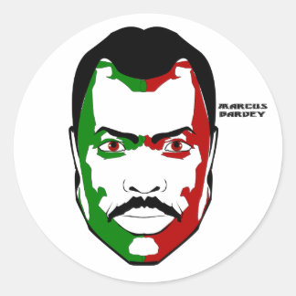 Marcus garvey I Ronde Sticker