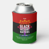 MARCUS GARVEY Quote Blikjeskoeler (Blikje Achterkant)