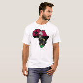 Marcus Garvey Rasta Reggae Ethiopia Jamaica T-shirt (Voorkant volledig)