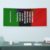 Marcus Garvey TREE ZONDER ROOTS Black History Spandoek (Beurs)