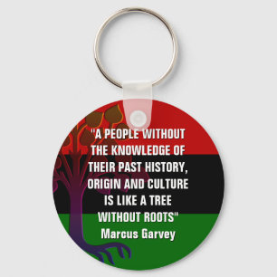 Marcus Garvey TREE ZONDER ROOTS Sleutelhanger