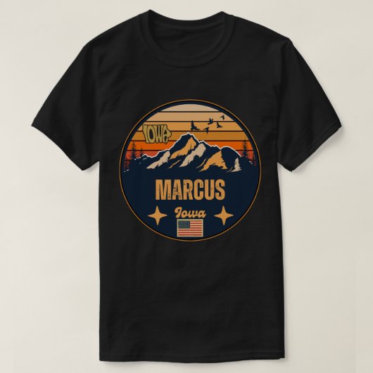 Marcus, Iowa T-shirt (Design voorkant)