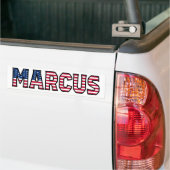 Marcus Nom Vorname USA Aufkleber Sticker Auto (Sur camion)