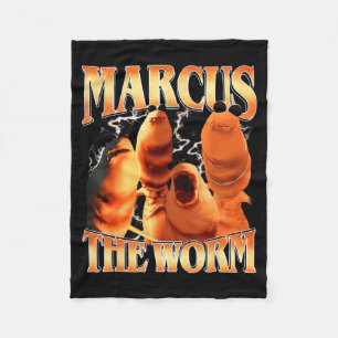Marcus The Worm Bootleg Voor Mannen Vrouwen Meme F Fleece Deken