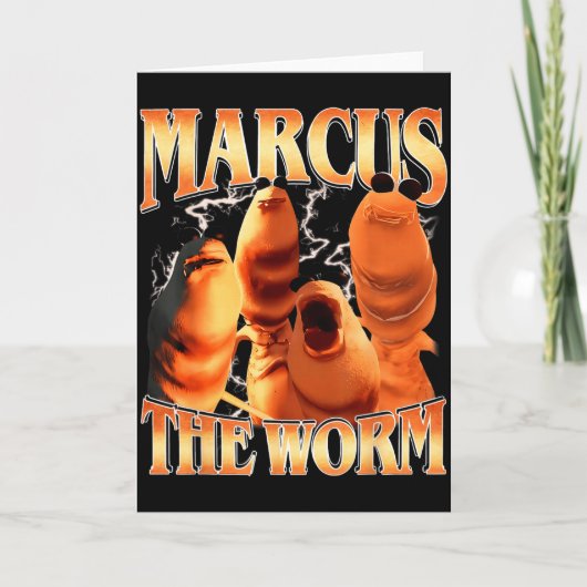 Marcus The Worm Bootleg Voor Mannen Vrouwen Meme F Kaart (Voorkant)