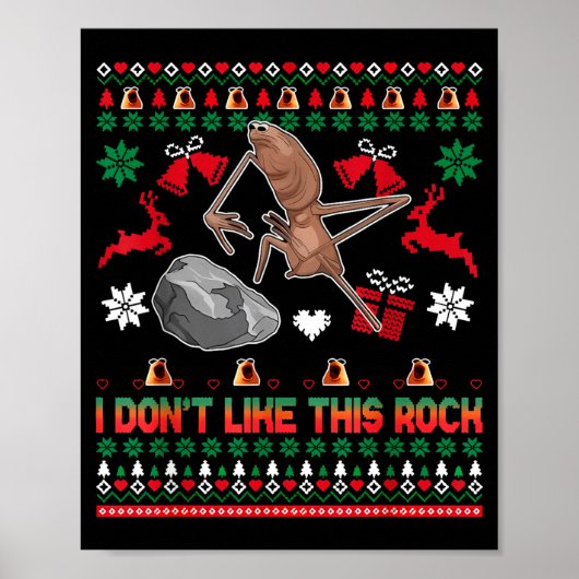 Marcus The Worm I Don't Like This Rock  Poster (Voorkant)