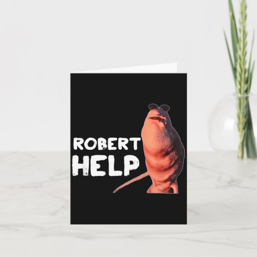 Marcus The Worm Meme Funny Graphics Vrchat Robert  Kaart (Voorkant)