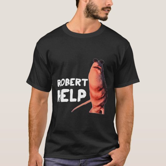 Marcus The Worm Meme Funny Graphics Vrchat Robert T-shirt (Voorkant)