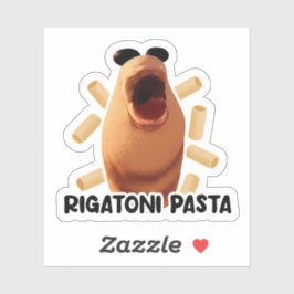 Marcus the Worm - Rigatoni Pasta Sticker