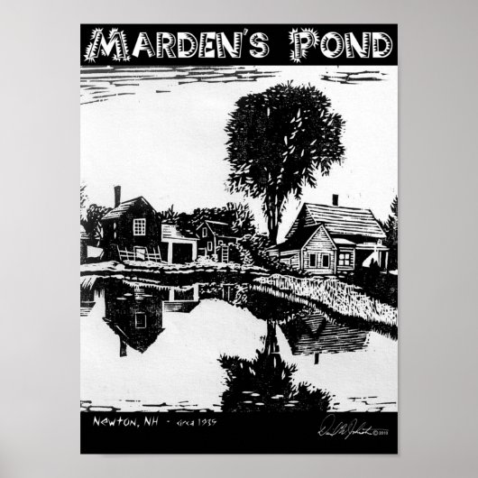 Marden's Pond Poster (Voorkant)