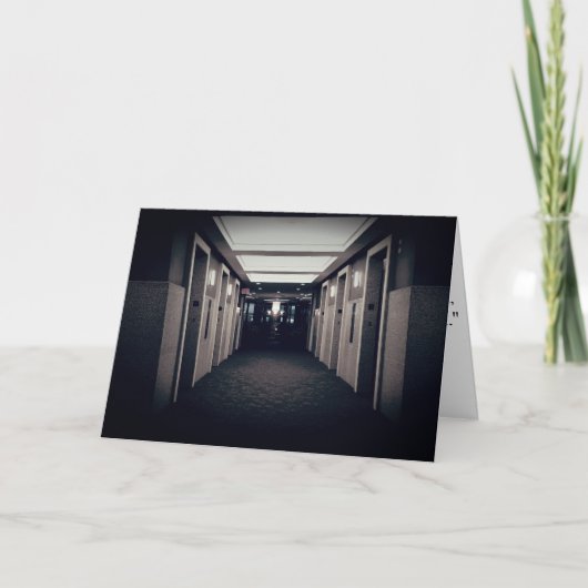 "Mardi 17" Carte Hallowe’en (Devant)