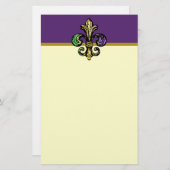Mardi Fleur de Gras Briefpapier (Voorkant / Achterkant)