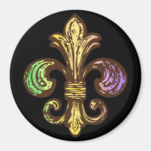 Mardi Fleur de Gras Magneet