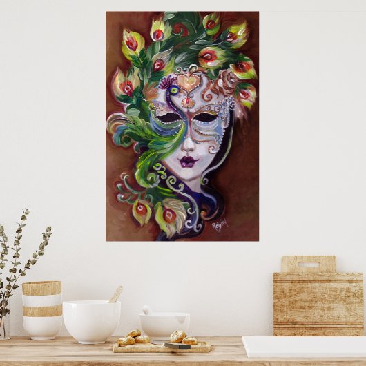 Mardi Gra La la Poster (Keuken)