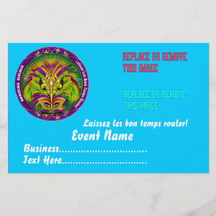 Mardi Gras 14 x 21,5 cm Flyer