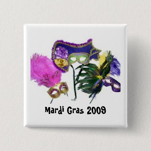 Mardi Gras 2009 Button (Voorkant)