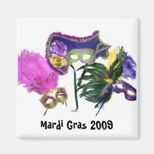 Mardi Gras 2009 Magneten (Voorkant)