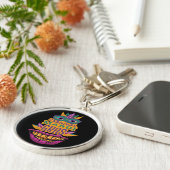 Mardi Gras 2022 - New Orleans Carnival Sleutelhanger (Zijkant)