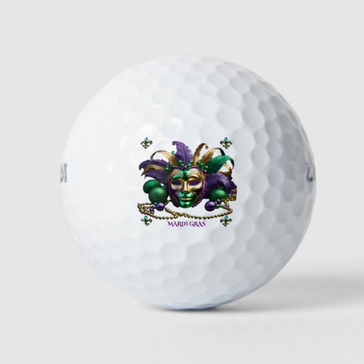 Mardi Gras 2024 Golfballen (Voorkant)