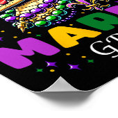 Mardi Gras 2025 voor mannen Vrouw Kinder Poster (Hoek)