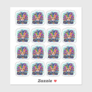 Mardi Gras '24 stickers