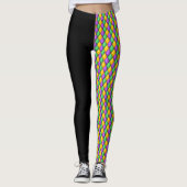 Mardi Gras 3 Diamants Pop Leggings mode (Devant)