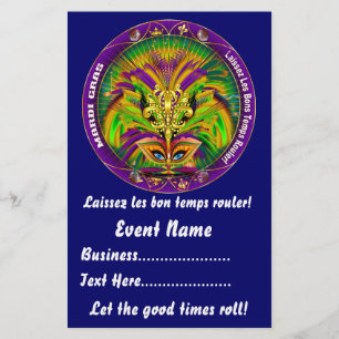 Mardi Gras 5,5" x 8,5" Zie notities Flyer