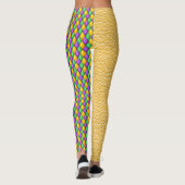 Mardi Gras 5 Diamonds Pop Leggings mode (Dos)