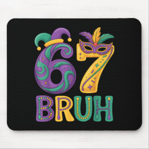 Mardi Gras 67 Bruh Carnaval Masker Jester Hoed Num Muismat