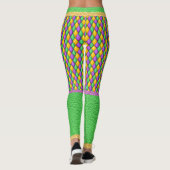 Mardi Gras 6 Diamants Pop Leggings mode (Dos)