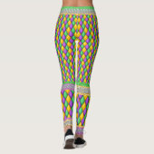Mardi Gras 6a Diamonds Pop Leggings mode (Dos)