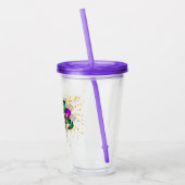 Mardi Gras Acryl Tumbler Acryl Drinkbeker (Links)